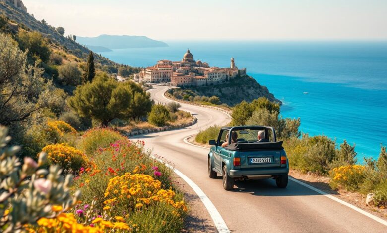 Mediterranes Flair: Mit dem Mietwagen durch Griechenland.